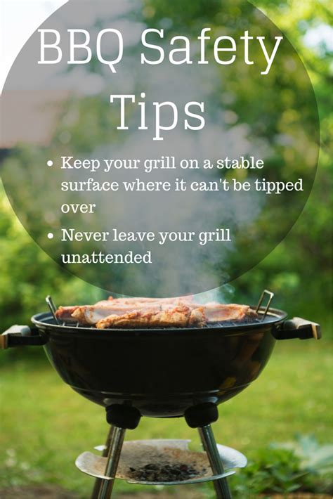 bbq safety tips for grilling