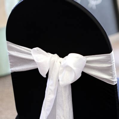 All Events: Event, Party and Wedding Rentals - Ohio: White Crinkle Sash