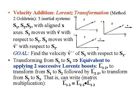 General Lorentz Transformation Consider a Lorentz Transformation with