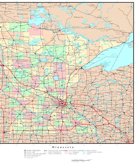 Minnesota Political Map