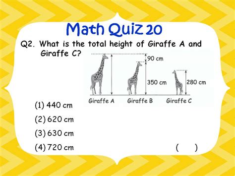 P2A Class Blog: Math Quiz 20