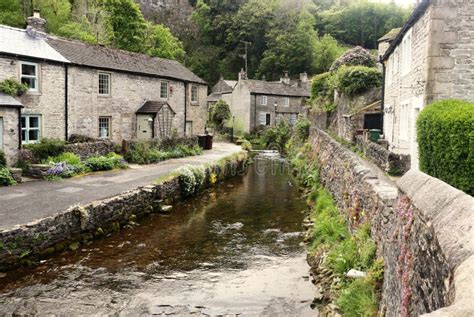 Buildings - Derbyshire Village Stock Photo - Image of england ...