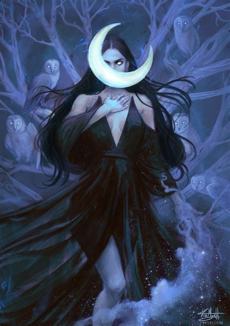 YSVYRI — “Nyx” - My painting of the night goddess Nyx done...