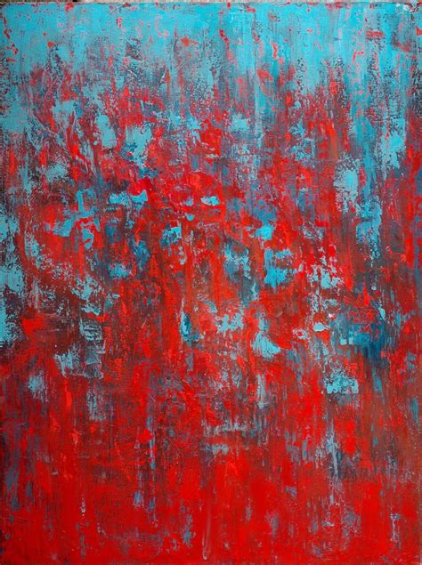 Red & Blue Painting by Michelle Carrier | Saatchi Art