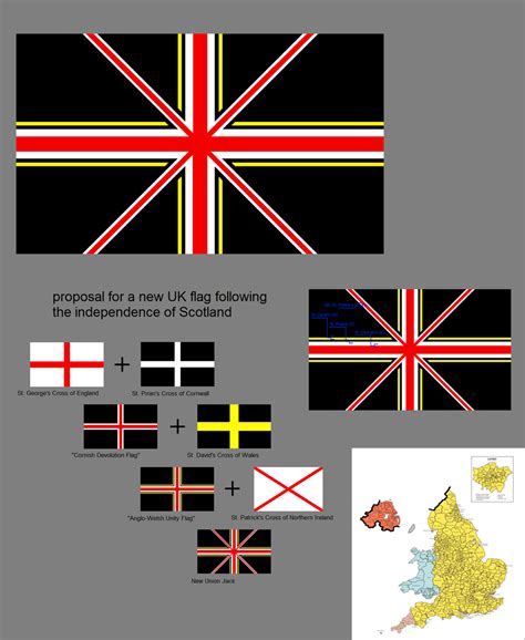 proposal for a new flag for the UK following Scotland independence ...