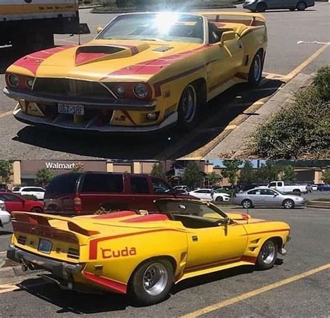 Poor Cuda : r/Shitty_Car_Mods