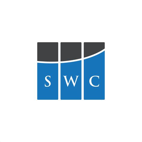 SWC letter logo design on white background. SWC creative initials ...