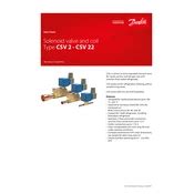 Free Danfoss CSV 2 Data Sheet PDF | Manualsnet