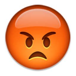 Pouting Face Emoji (U+1F621/U+E416) | Emoji, Emoji faces, Smiley