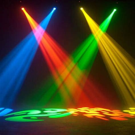 2x 30W Stage Light LED Beam Moving Head Lights DMX512 Disco DJ Party ...