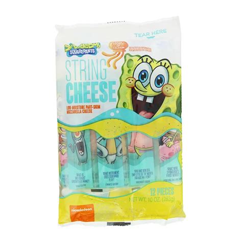 Nickelodeon Spongebob Mozzarella String Cheese - Shop Cheese at H-E-B