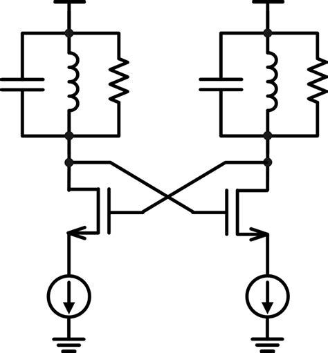 5: Cross-Coupled LC Oscillator (a) two cascaded common source ...