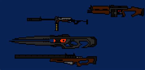 guns guns guns | Pixel Art Maker