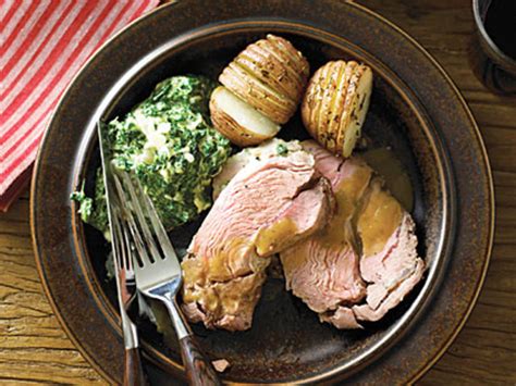 Lamb Shoulder Roast with Roasted Garlic Sauce Recipe - Sunset Magazine