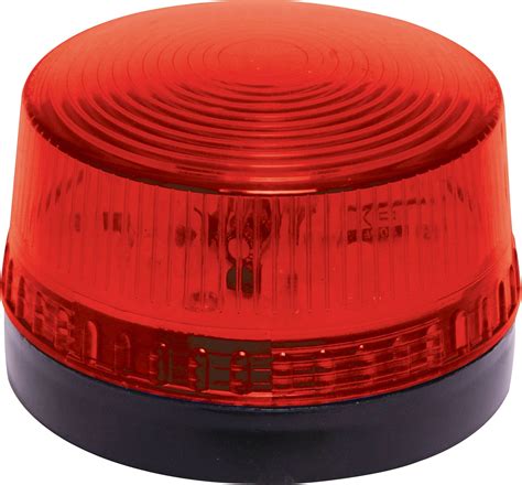 12V/24V 1W Flashing Red or Blue LED Strobe - BNR Industrial