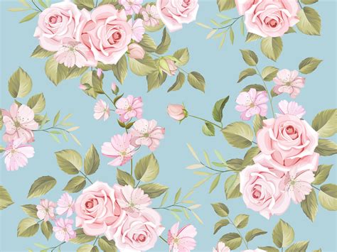 beautiful floral seamless pattern by lukasdedi seamless studio on Dribbble
