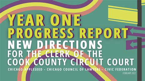 Progress Report: First Year of the New Clerk of the Circuit Court of Cook County – Chicago ...