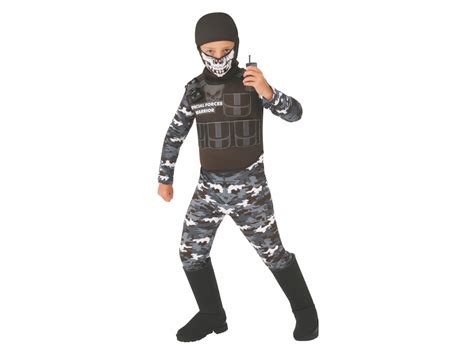 Kids Special Ops Costume-M(8-10) - The Party Warehouse