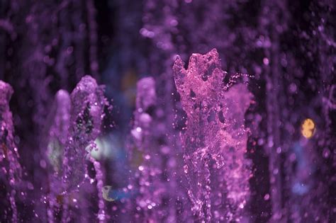 Online crop | HD wallpaper: fountain, splash, water, splashing, pink, drops, aqua, flow ...