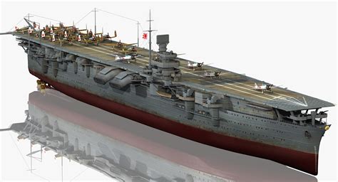 3D japanese aircraft carrier shokaku model - TurboSquid 1345381