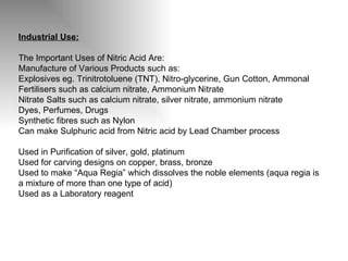 Presentation Nitric Acid | PPT