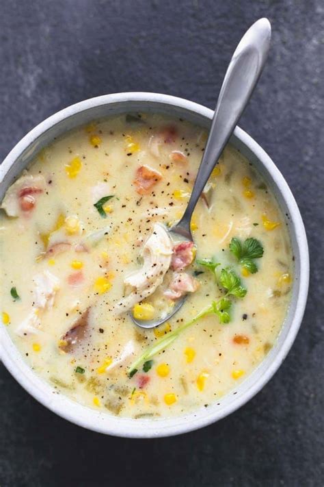 Slow Cooker Chicken Corn Chowder - Creme De La Crumb