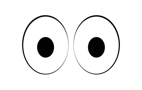 Surprised Eyes Cute Black Eyes 18745467 Vector Art at Vecteezy