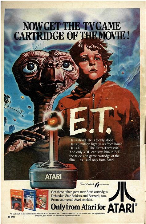 Atari 2600 VCS E.T. - The Extra-Terrestrial : scans, dump, download, screenshots, ads, videos ...