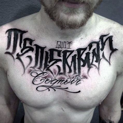 Unique Men Tattoo Lettering From nextluxury.com | Hình xăm khó tin ...