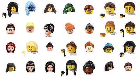 lego hairstyles | Lego faces, Lego, Lego pieces