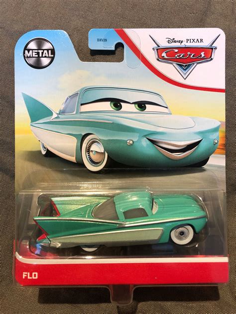 New! 2021 Disney movie Pixar Cars FLO CLASSIC CAR Diecast Metal Collection | eBay