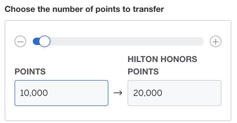 Calculator: AMEX Points To Hilton Honors Points