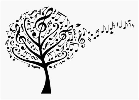 Music Tree Vector, HD Png Download - kindpng