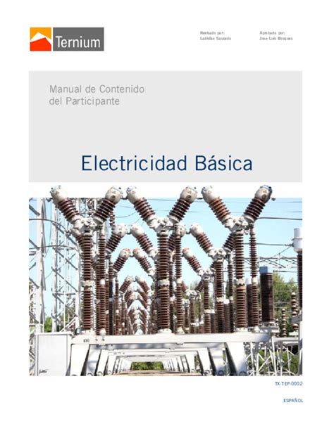 (PDF) Electricidad Básica ESPAÑOL Manual de Contenido del Participante ...