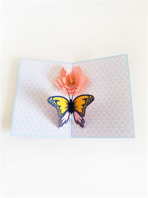 BUTTERFLY SIGNATURE POP-UP CARD – Kingfisher Road