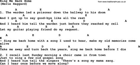 Sing Me Back Home, by The Byrds - lyrics and chords