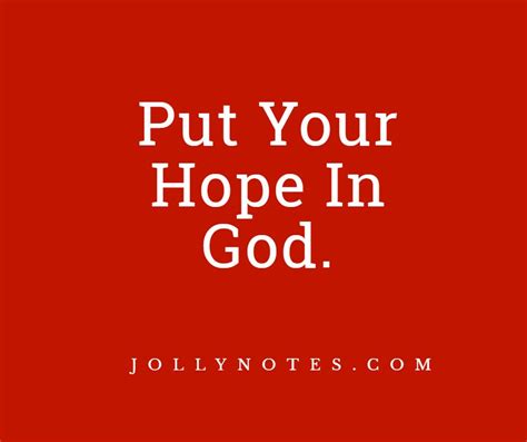 Hope And God Quotes