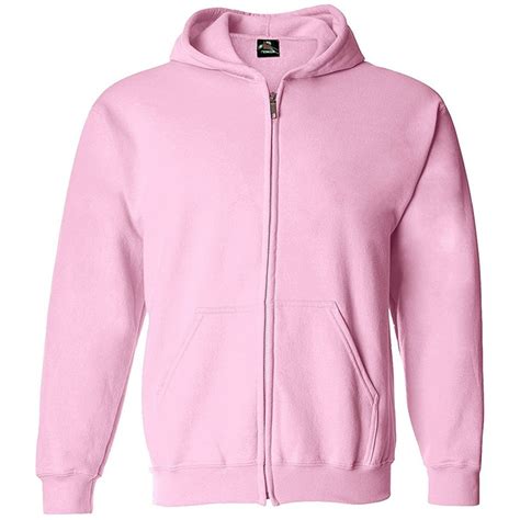 BEIMAR - BEIMAR Girl's Zip-Up Light Pink Hoodie - Walmart.com - Walmart.com