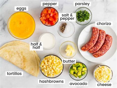 Breakfast Burrito Recipe (Freezer Friendly) - Little Sunny Kitchen