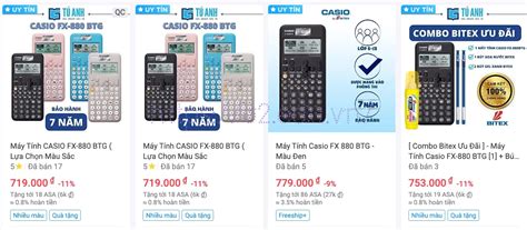 Máy tính Casio 880 giá bao nhiêu? | SIÊU SALE ĐÂY