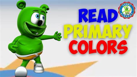 Learn To READ Primary Colors with Gummibär * The Gummy Bear Song * Kids ...