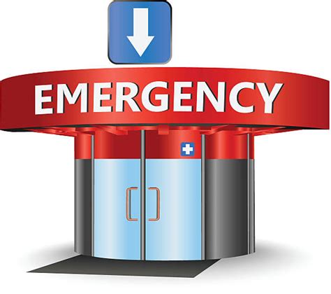 Best Emergency Room Sign Illustrations, Royalty-Free Vector Graphics ...