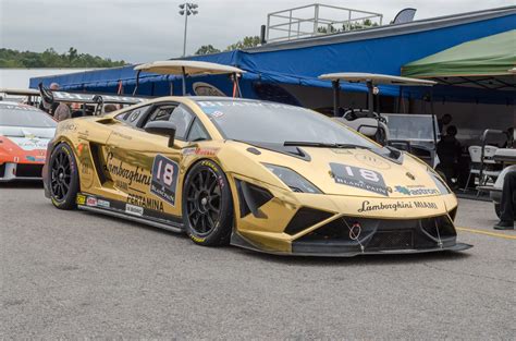 Lamborghini Miami's Gold Gallardo Super Trofeo [4928x3264] [OC] : r/carporn