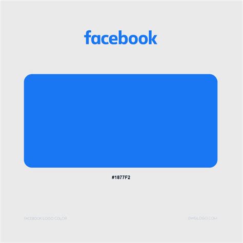 Facebook Logo Colors