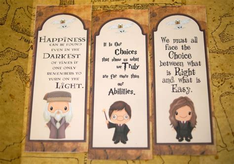 Free Printable Harry Potter Bookmarks - {Not Quite} Susie Homemaker