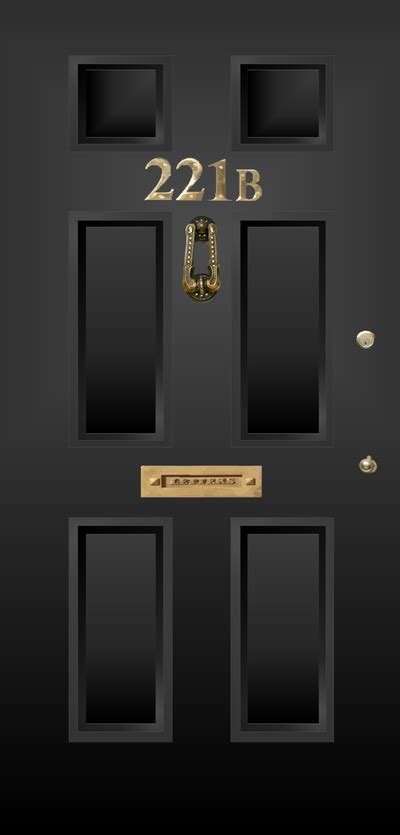 221B Baker Street door by implexity-designs on DeviantArt