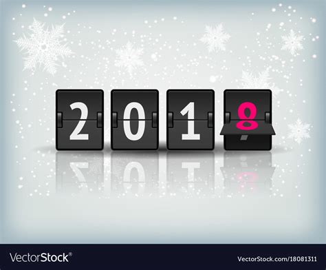 New year countdown banner Royalty Free Vector Image