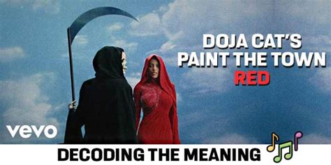 Paint the town red Doja cat Meaning (Easy Explained)