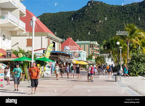 The Boardwalk, Philipsburg, St Maarten, Saint Martin, Lesser Antilles ...