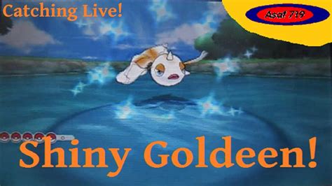 Catching Shiny Goldeen In Pokemon X & Y! - YouTube